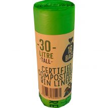 Eco Green Living Compostable Bin Liners - 30L