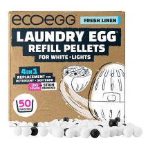 Ecoegg Laundry Egg Refills for Whites and Lights 50 Washes - Fresh ...