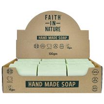 Faith in Nature Box of 18 Unwrapped Natural Hand Made Rosemary Soaps