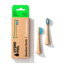 Hydrophil Philips Sonic Pro Bamboo Brush Heads (2 pack)