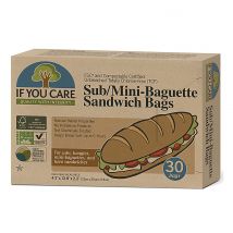 If You Care Paper Sub/Baguette bags - 30 bags