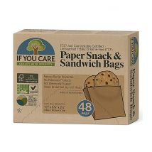 If You Care Paper Sandwich Bags - 48 bags