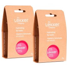 The Lekker Company Raspberry Lip Balm Bundle