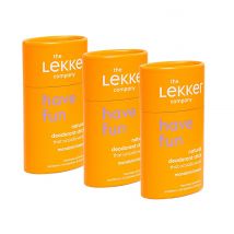 The Lekker Company Deodorant Stick Mandarin & Lemon Bundle