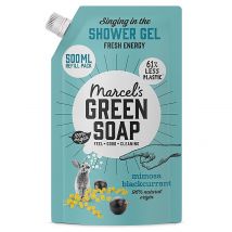 Marcel's Green Soap Shower Gel Mimosa & Blackcurrant - Refill