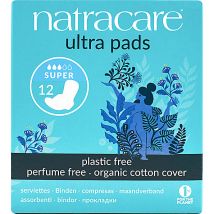 Natracare Ultra Pads with Wings - Super (Super with Wings (12))
