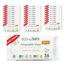 ECO by Naty Sensitive Baby Wipes - Unscented Bundle (30 packs of 56)