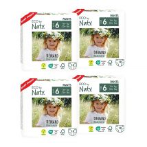 ECO by Naty Pull Up Pants: Size 6 X-Large Bundle (4 packs of 72)