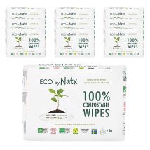 ECO by Naty Wipes - Unscented Triple Pack Bundle (10 x 3 packs of 56)
