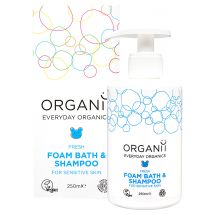 Organii Fresh Foam Bath & Shampoo for Sensitive Skin