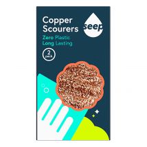 Seep Recyclable Copper Scourers - 2-pack