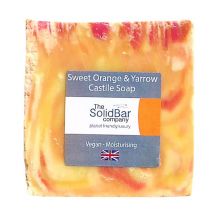 The Solid Bar Company Orange & Yarrow Castile Soap 95g