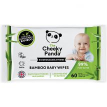 The Cheeky Panda Lingettes pour Bebe en Bambou (64 lingettes)