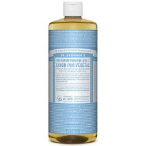 Dr. Bronner's - Savon Liquide de Castille Sans Parfum pour Bebe - 9...