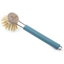 Eco Living Brosse à Vaisselle avec Tête Remplaçable - Bleu Petrole