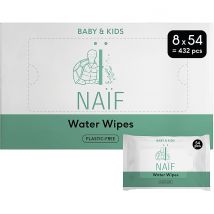 Naïf Boîte Lingettes Sans Plastique (8x54pc)
