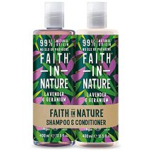 Faith in Nature Lavendel & Geranium 2 in 1 Pack - Shampoo & Conditi...