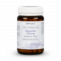 BioProphyl Sägepalme Ginseng 60 plantaardige capsules met zaagpalm, ginseng, L-arginine en maca