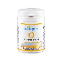 BioProphyl Vitamine D3 K2 120 tabletten met 1000 IE vitamine D3 en 75 µg vitamine K2