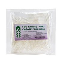 KLARE LEERE GELATINE KAPSELN (Grösse ""000"")