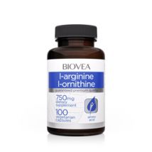 L-ARGININ L-ORTHININ 750mg 100 Vegetarische Kapseln