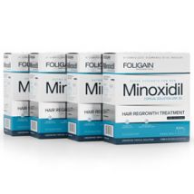 MINOXIDIL 5% FOLIGAIN HAARNEUWUCHS BEHANDLUNG für Männer (alkoholarme Formel) (24 fl oz) 720ml 12 Monatspackung