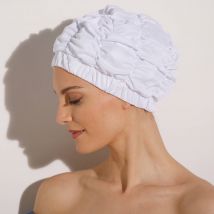 Bonnet de bain fantaisie femme - Taille Tu - Blanc - Blancheporte