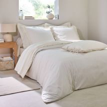 Linge de lit uni percale - Écru - Coton/percale De Coton - Colombine - Blancheporte