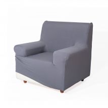 Housse unie fauteuil canapé bi-extensible - Blancheporte