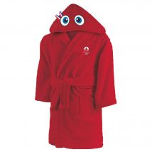 Peignoir enfant Oly Paris 2024 - Rouge - Coton - Paris 2024 - Blancheporte