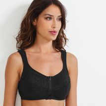 Soutien-gorge post-opératoire zippé devant - sans armatures - Noir - 110C - Blancheporte