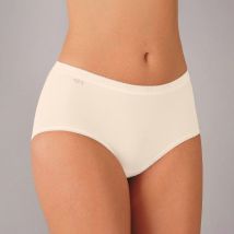 Culotte midi Basic+, lot de 3 achetées + GRATUITE (1) - T46 - Beige - Sloggi - Blancheporte