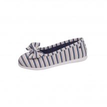 Ballerines ergonomiques velours - Blanc - Taille 36 - Isotoner - Blancheporte
