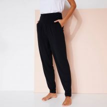 Pantalon de yoga en maille, coupe ultra confort - Taille 50 - Noir - Blancheporte