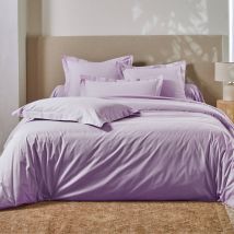 Linge de lit uni - coton bio** - Violet - Coton/coton Bio - Colombine - Blancheporte