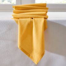 Serviette de table unie - lot de 6 - Blancheporte