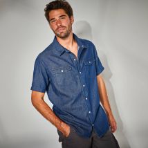 Chemise pressionnée manches courtes - Blancheporte