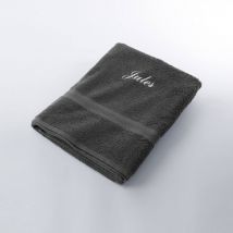 Serviette éponge personnalisable confort moelleux - Gris - Coton - Colombine - Blancheporte