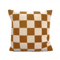 Coussin motif damier - Blancheporte