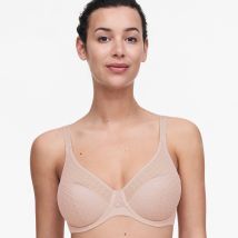 Soutien-gorge moulé emboîtant Norah Chic, avec armatures - Beige - 90C - Chantelle - Blancheporte