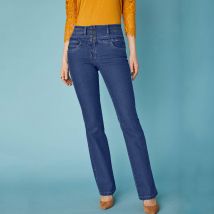 Jean bootcut taille haute - grande stature - Taille 48 - Brut - Blancheporte