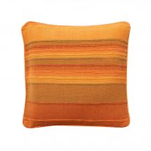 Housse coussin multicolore coton tissage artisanal - Blancheporte