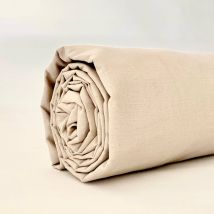 Drap-housse irrétrécissable uni coton - Blancheporte