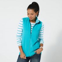 Veste polaire zippée sans manches - T46/48 - Turquoise - B Activ - Blancheporte