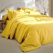 Linge de lit uni coton - Jaune - Coton - Colombine - Blancheporte