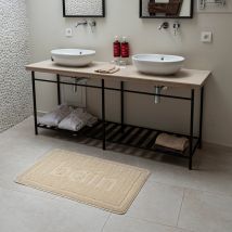 Tapis de bain motif "bain" - Blancheporte