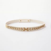 Ceinture réglable à perles fantaisie - Blancheporte