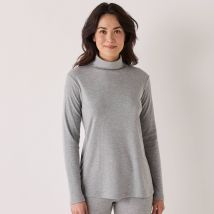 Sous pull thermique - col roulé - Taille 50 - Gris - Blancheporte