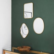 Lot de 3 miroirs déco - Blancheporte