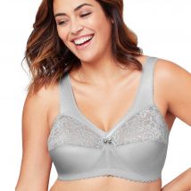 Soutien-gorge Magic Lift - sans armatures - Gris - 100C - Glamorise - Blancheporte
